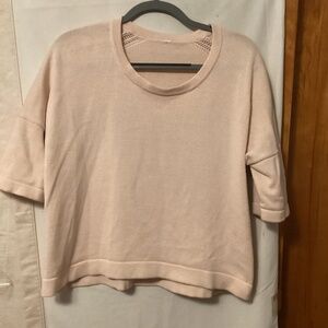 Knitted boxy relaxed fit top by Lululemon